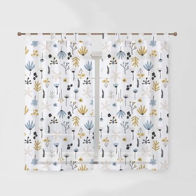Cortina ventana visillo Carmina 4 100x150 cm (pack 2 ud.)