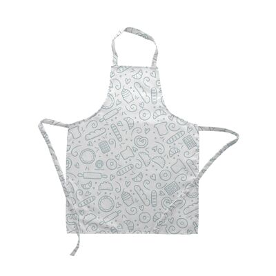 Children's apron without pocket 0400-39 - 66x58 cm