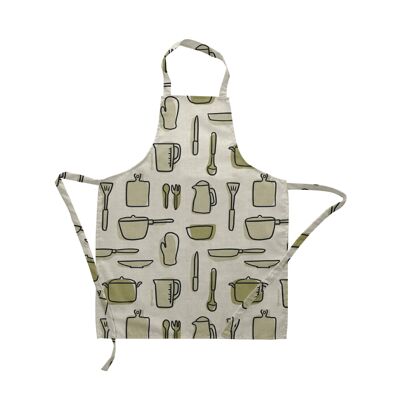 Children's apron without pocket 0400-59 - 66x58 cm