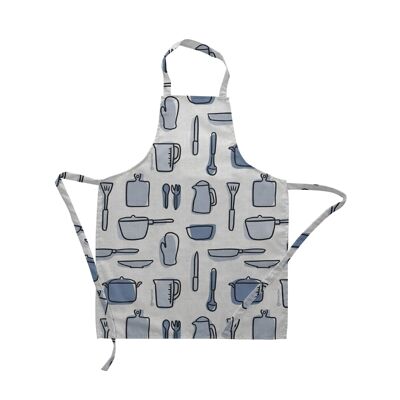 Children's apron without pocket 0400-60 - 66x58 cm