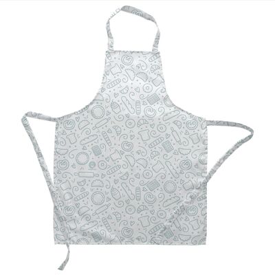 Apron without pocket 0400-39 - 110x69 cm