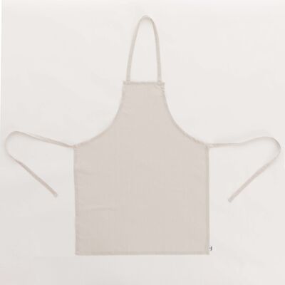 Apron without pocket 100% Ash Linen - 110x69 cm