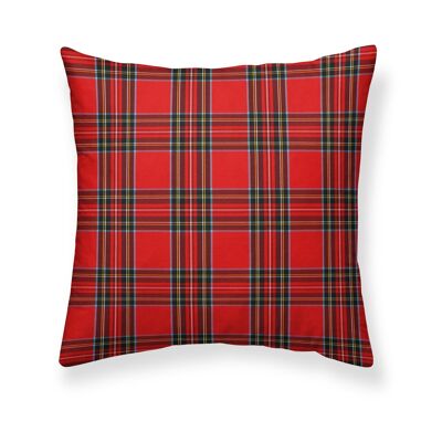 Scottish Check velvet cushion cover 50x50 cm