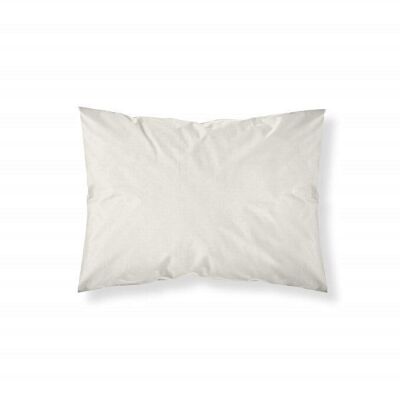 Plain Beige 100% cotton pillowcase