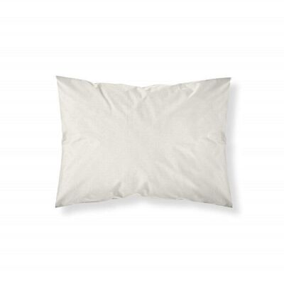 Plain Beige 100% cotton pillowcase