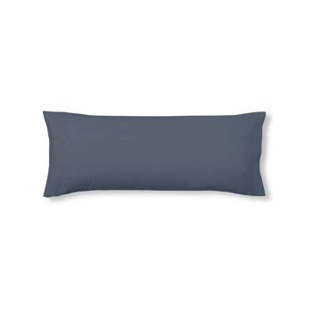 Taie d'oreiller 100% coton uni Insignia Bleu 1