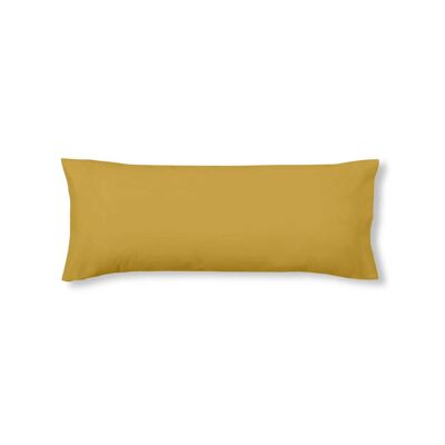 Funda de almohada 100% algodón liso Mustard