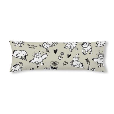 100% cotton pillowcase Monstre Beige