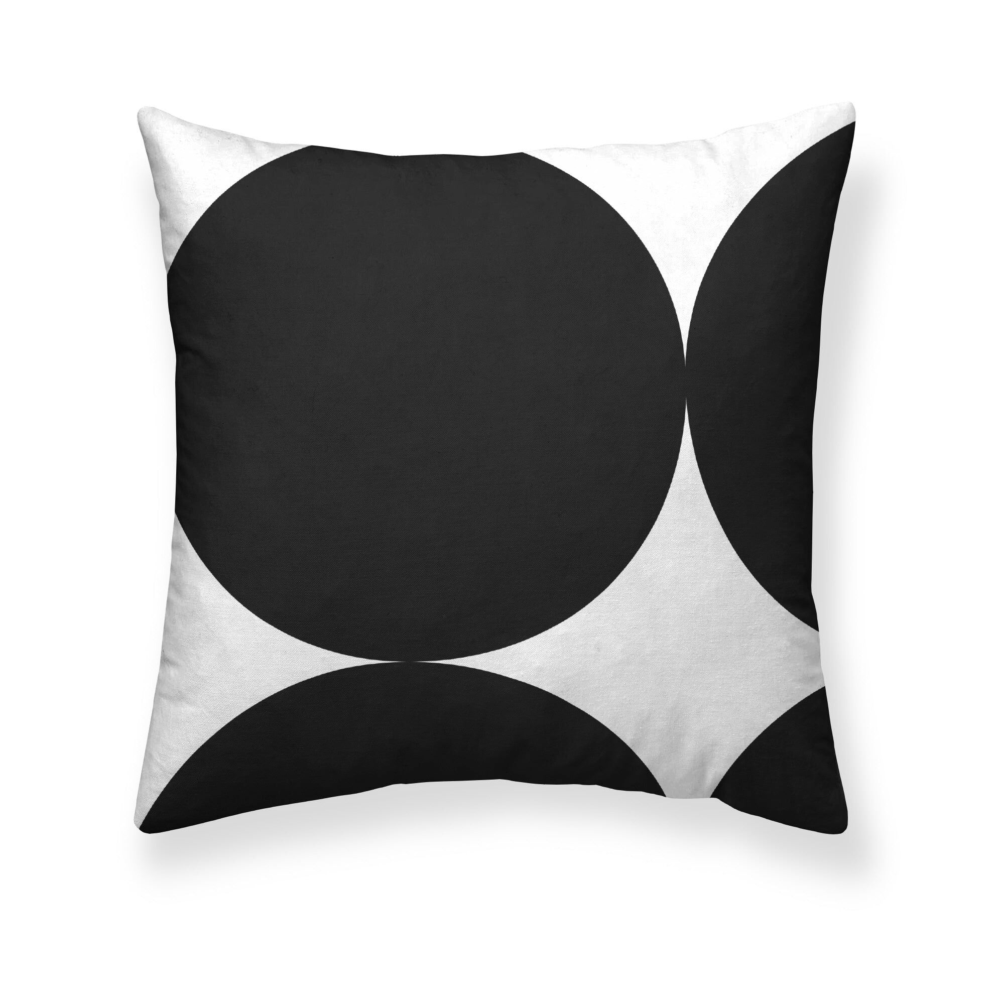 Portmore-Kissenbezug aus 100 % Baumwolle in Schwarz