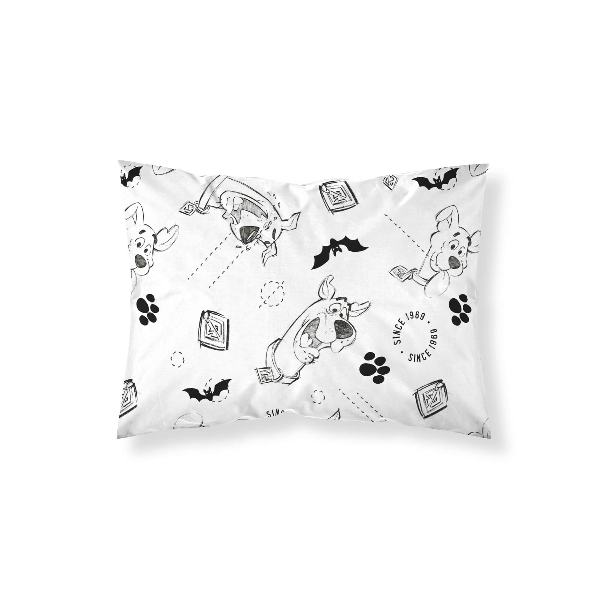 Funda de almohada 100% algodón Scooby Sketch