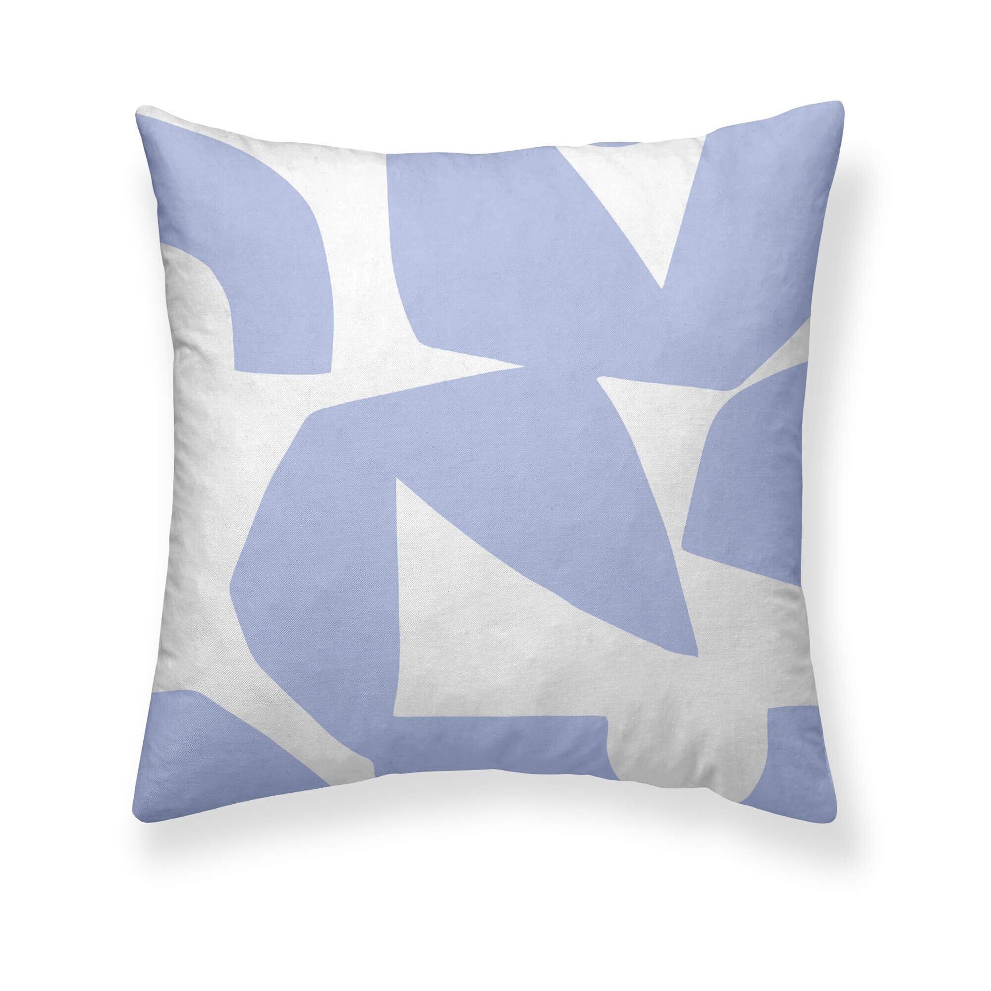 Kissenbezug aus 100 % Baumwolle in Tansenblau