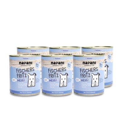 Menú para perros Fischers Fritz's 6 x 800g