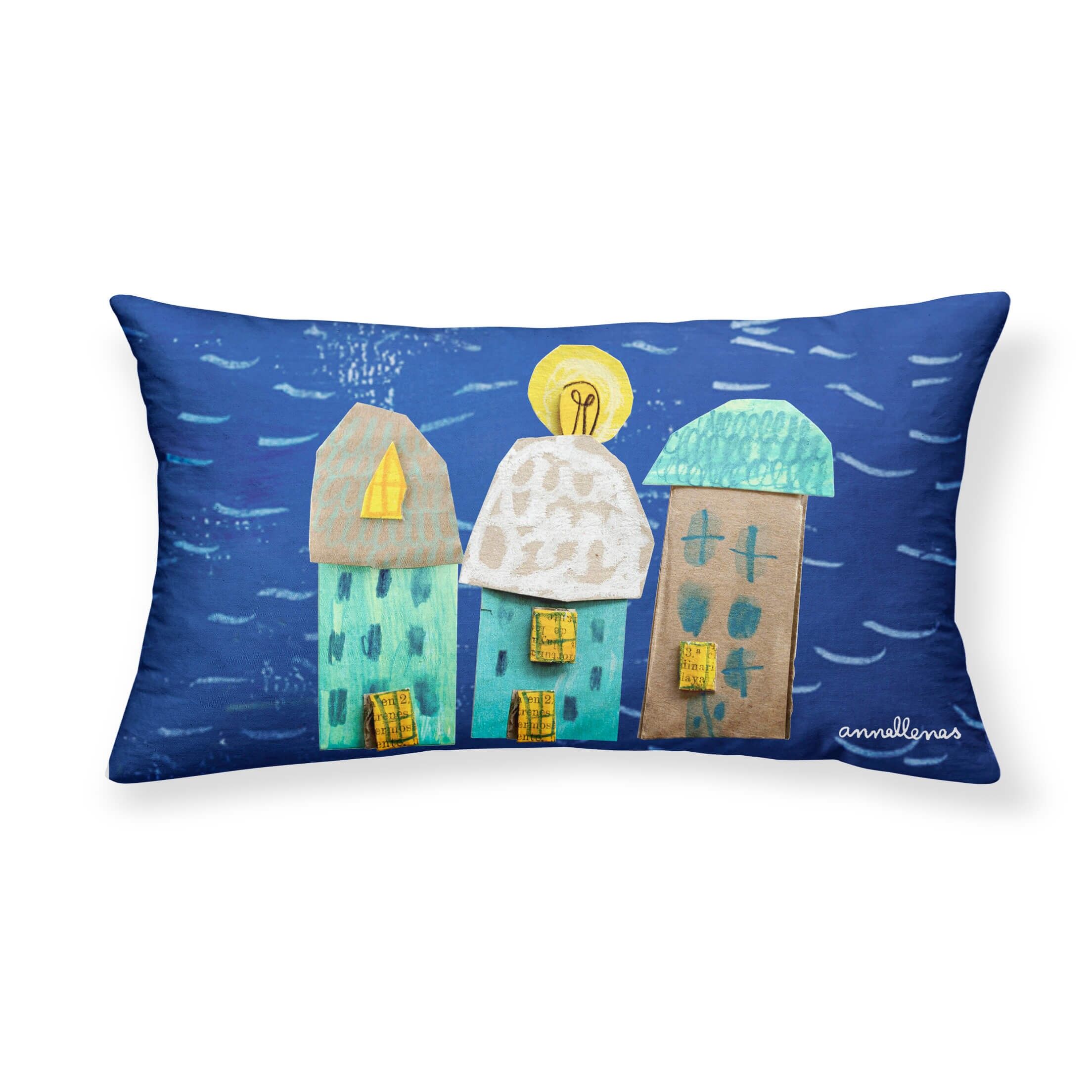 Fodera per cuscino 100% cotone 30x50 cm Poble de nit