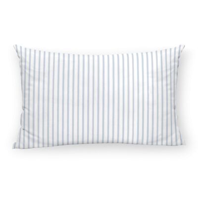 100% cotton cushion cover 30x50 cm Ice Blue stripes