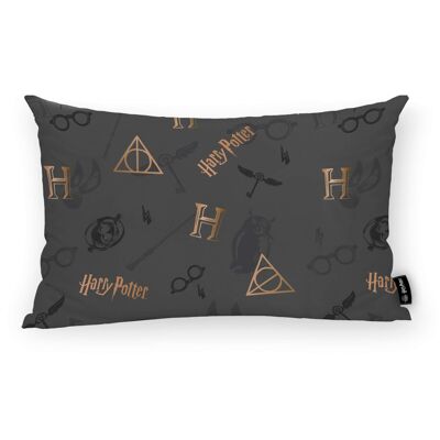 Funda de cojín 100% algodón 30x50cm Deathly Hallows C