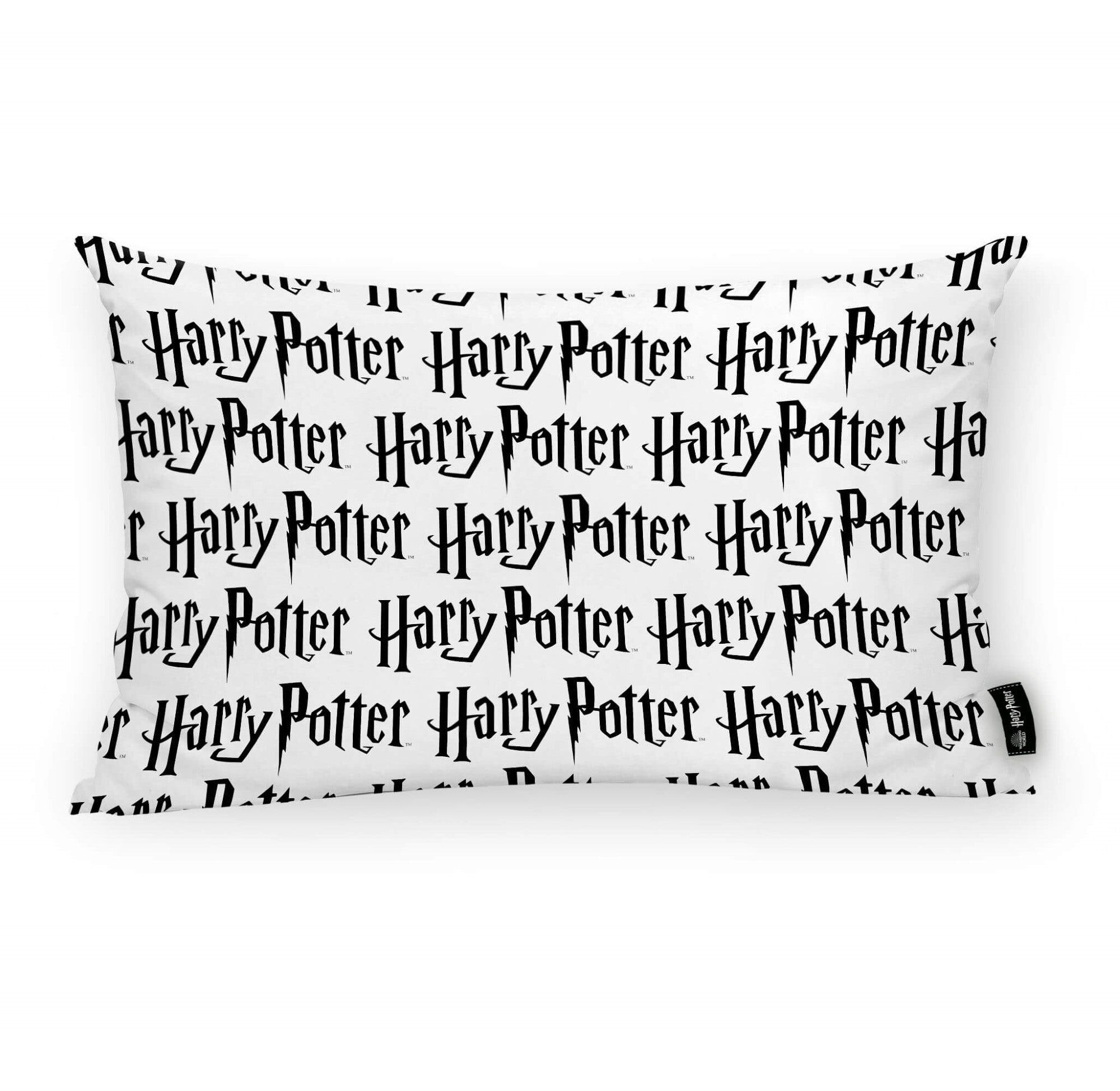 Fodera per cuscino 100% cotone 30x50 cm Harry Potter Nero C