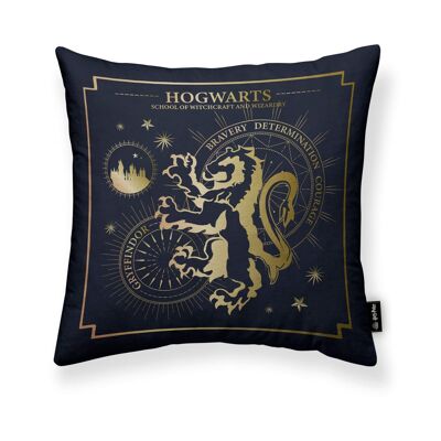 Kissenbezug aus 100 % Baumwolle, 45 x 45 cm, Harry Potter Gold B