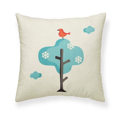 100% cotton cushion cover 50x50 cm Beige Tree