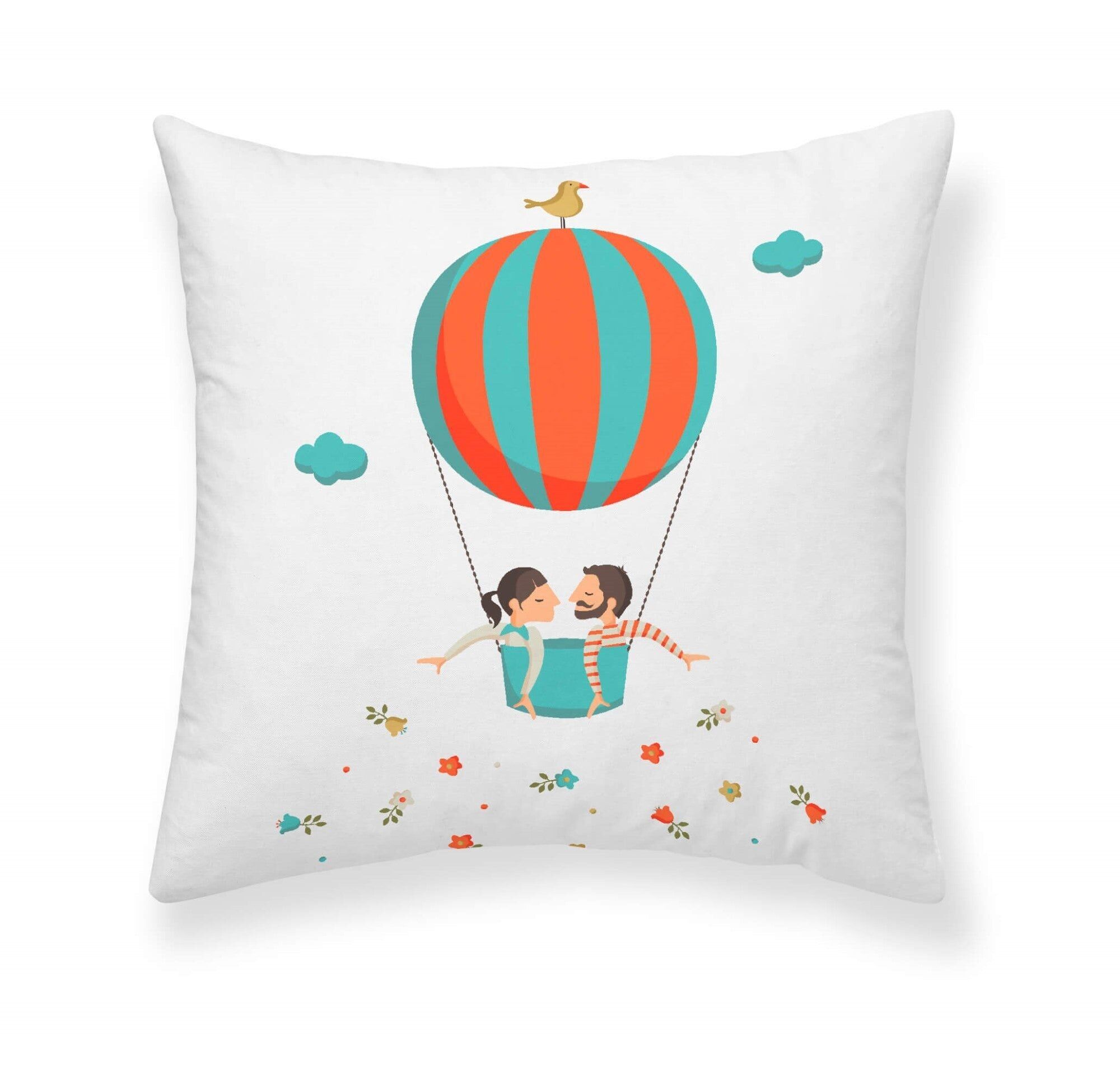 Funda de cojín 100% algodón 50x50 cm Balloon
