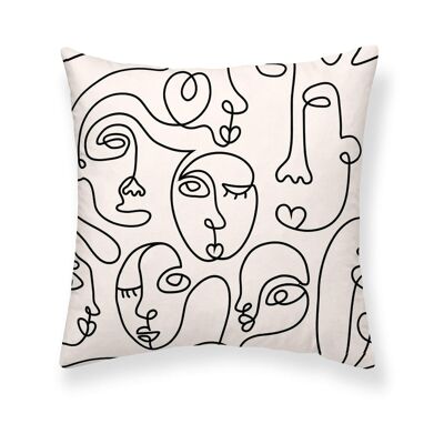 100% cotton cushion cover 50x50 cm Nantes