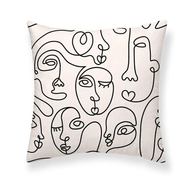 Housse de coussin 100% coton 50x50 cm Nantes