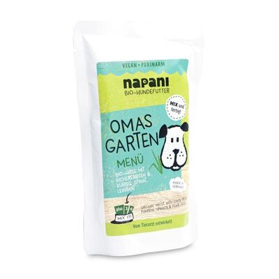 Organic menu for dogs grandma’s garden 150g