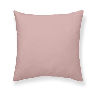 Housse de coussin 100% coton 50x50 cm Rose pâle