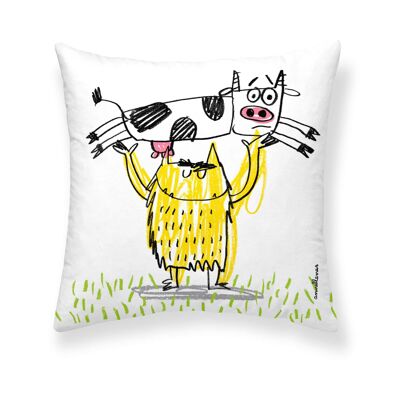 100% cotton cushion cover 50x50 cm Risa in Catalan