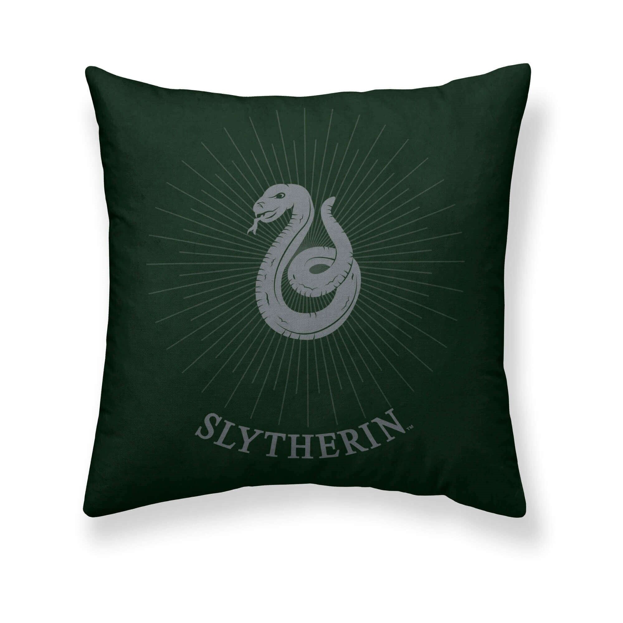 Kissenbezug aus 100 % Baumwolle, 50 x 50 cm, Slytherin Sparkle A
