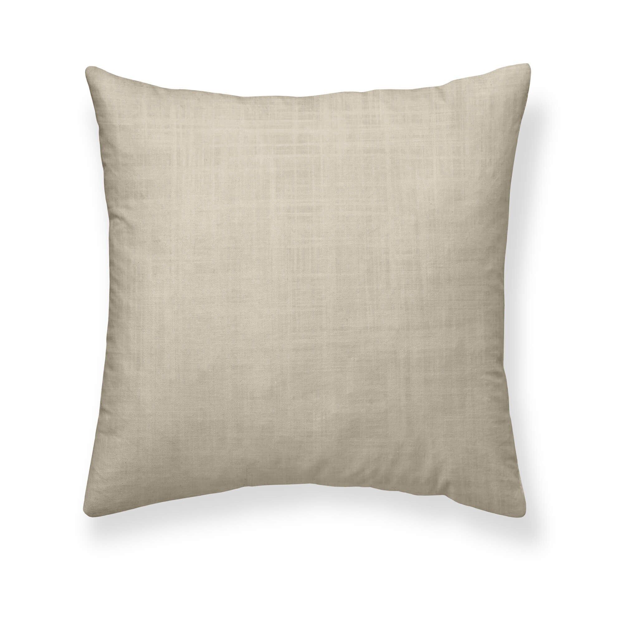 Kissenbezug 100 % Baumwolle Beige 50x50 cm