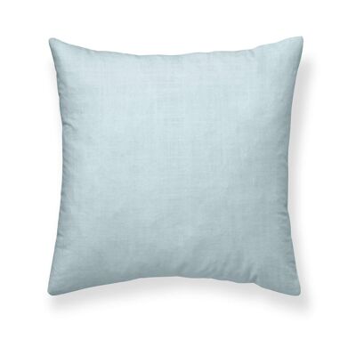 Housse de coussin 100% coton Bleu 50x50 cm