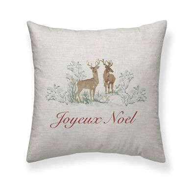 Housse de coussin 100% coton Cerf B 50x50 cm