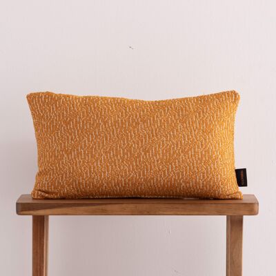 Jacquard cushion cover 30x50 cm Benisa Ocher