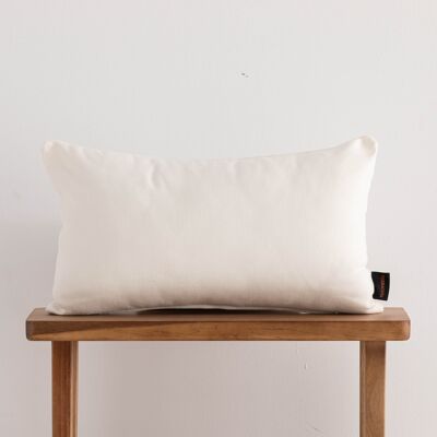 Fodera per cuscino jacquard 30x50 cm Cascai Blanco Quimico