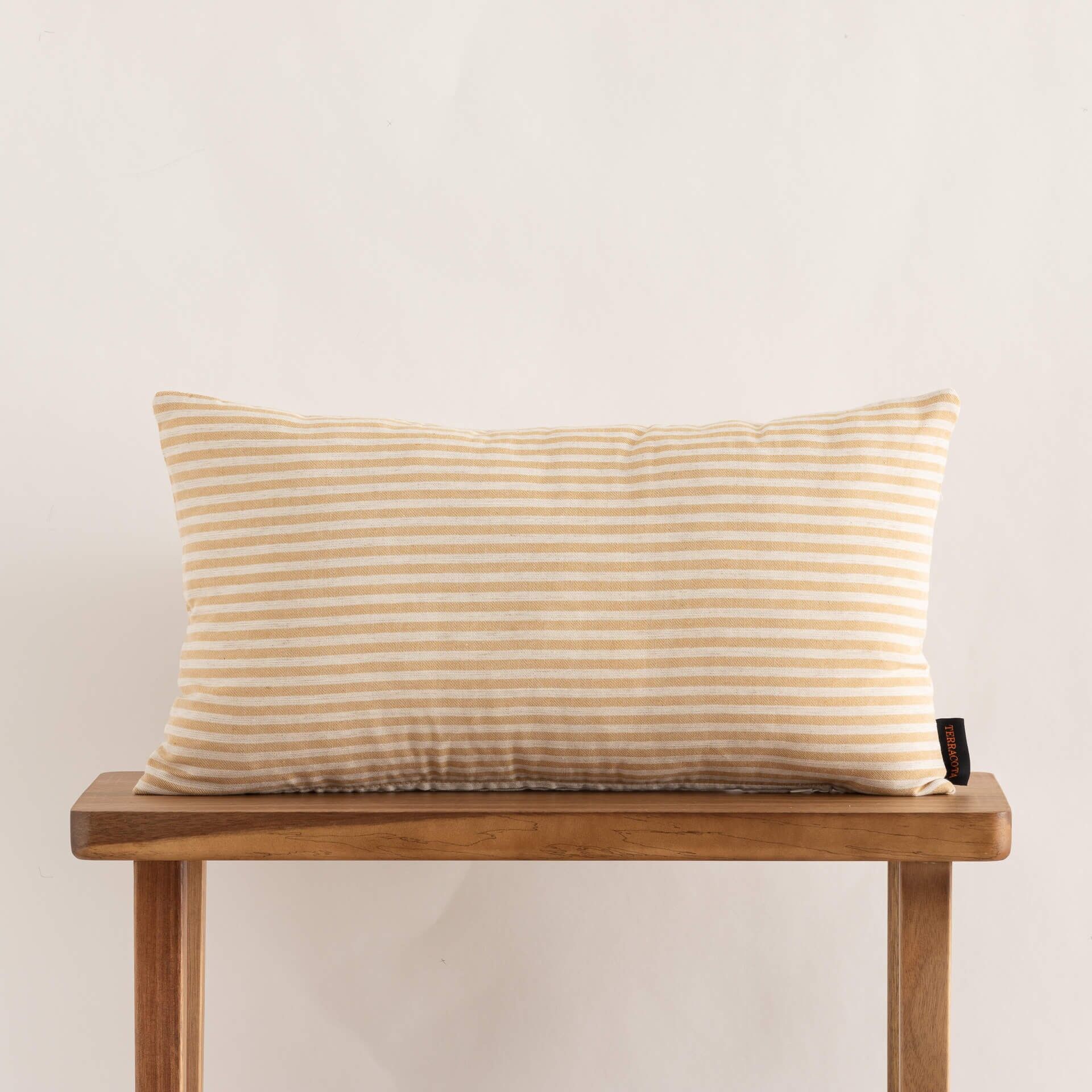 Fodera per cuscino jacquard 30x50 cm Jávea Medium Ambra Oro