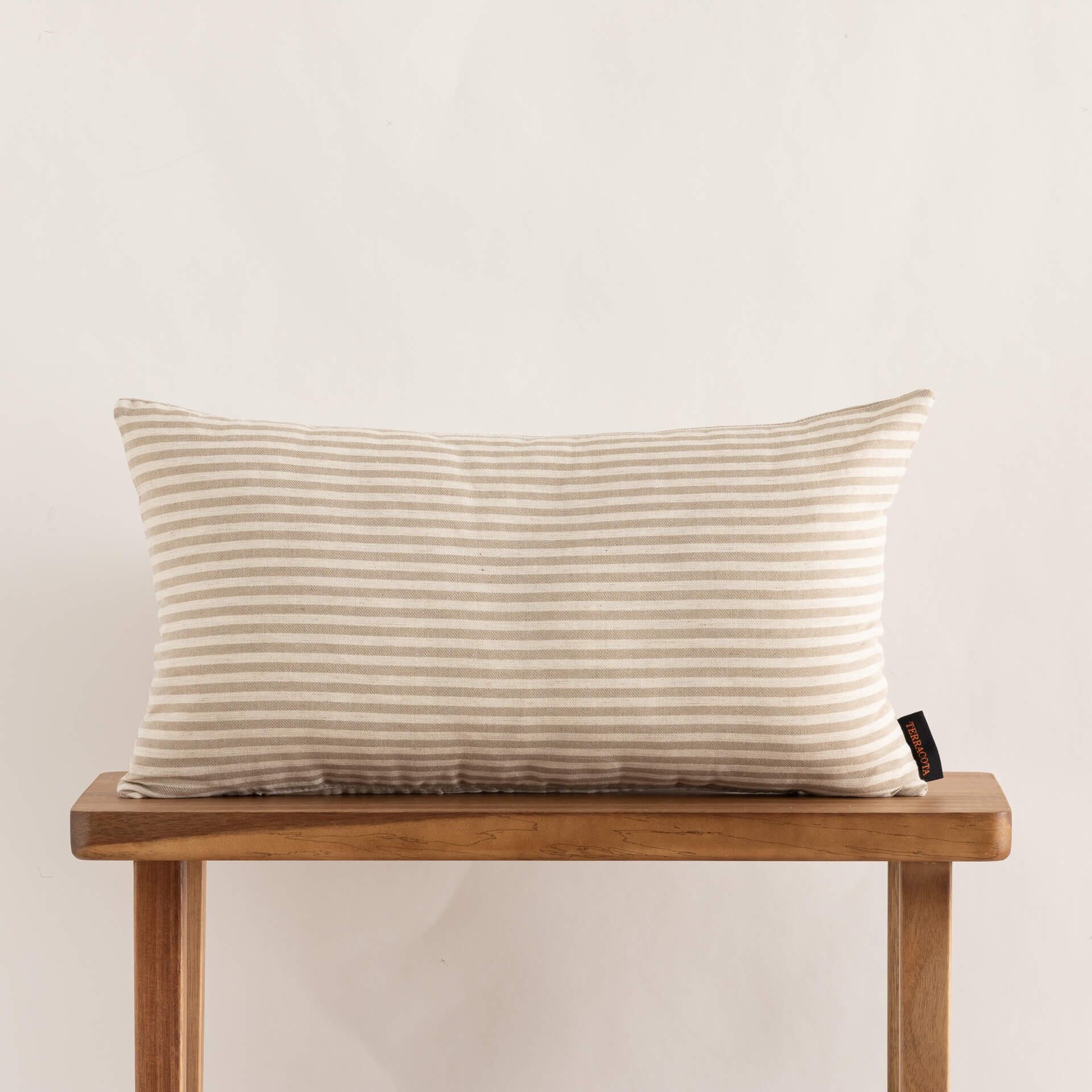 Fodera per cuscino jacquard 30x50 cm Jávea Tabacco Medio