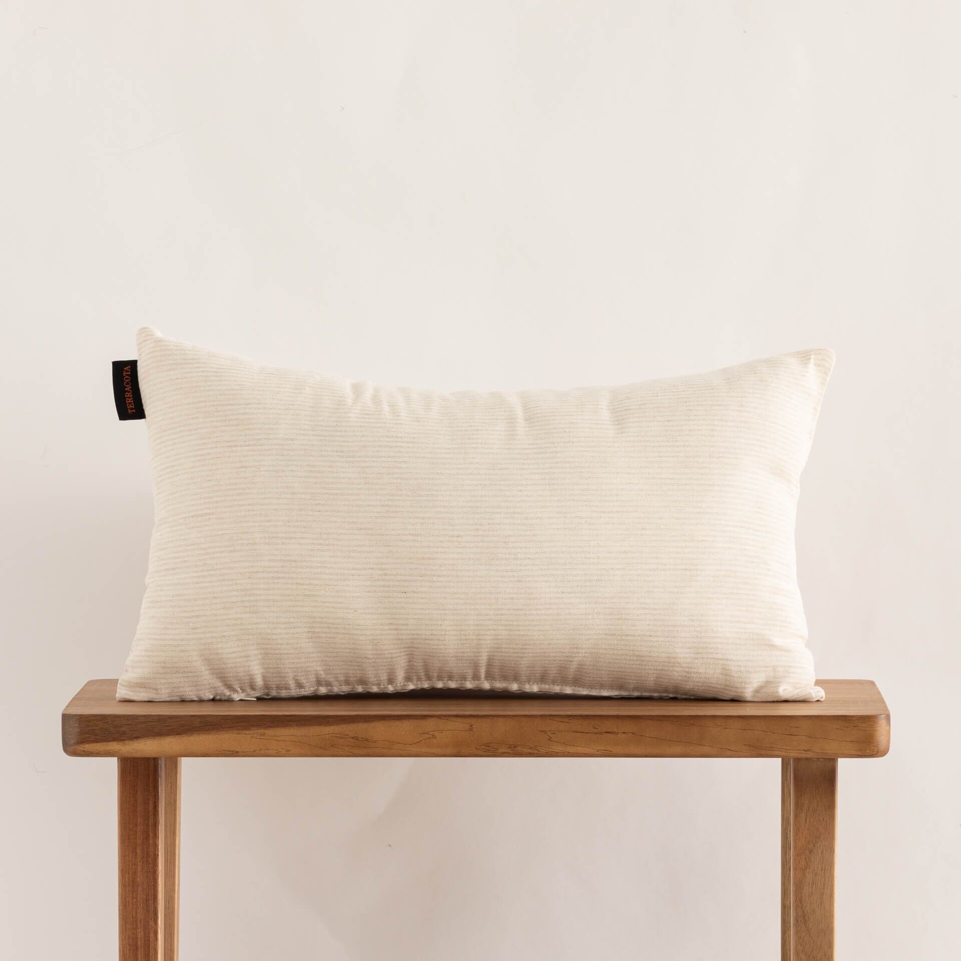 Fodera per cuscino jacquard 30x50 cm Jávea piccolo Lino