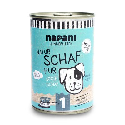 Canned food for dogs, pure sheep, 400g