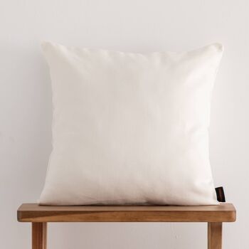 Housse de coussin jacquard 50x50 cm Cascai Blanco Quimico 1