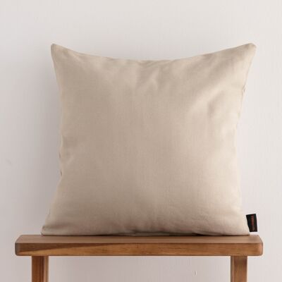 Housse de coussin jacquard 50x50 cm Cascai Ciment