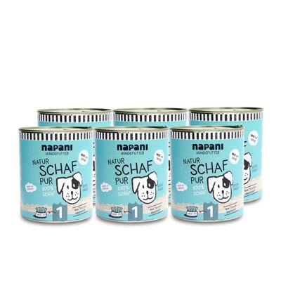 Canned food for dogs, pure sheep 6 x 800g