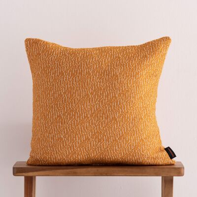 Jacquard cushion cover 65x65 cm Benisa Ocre