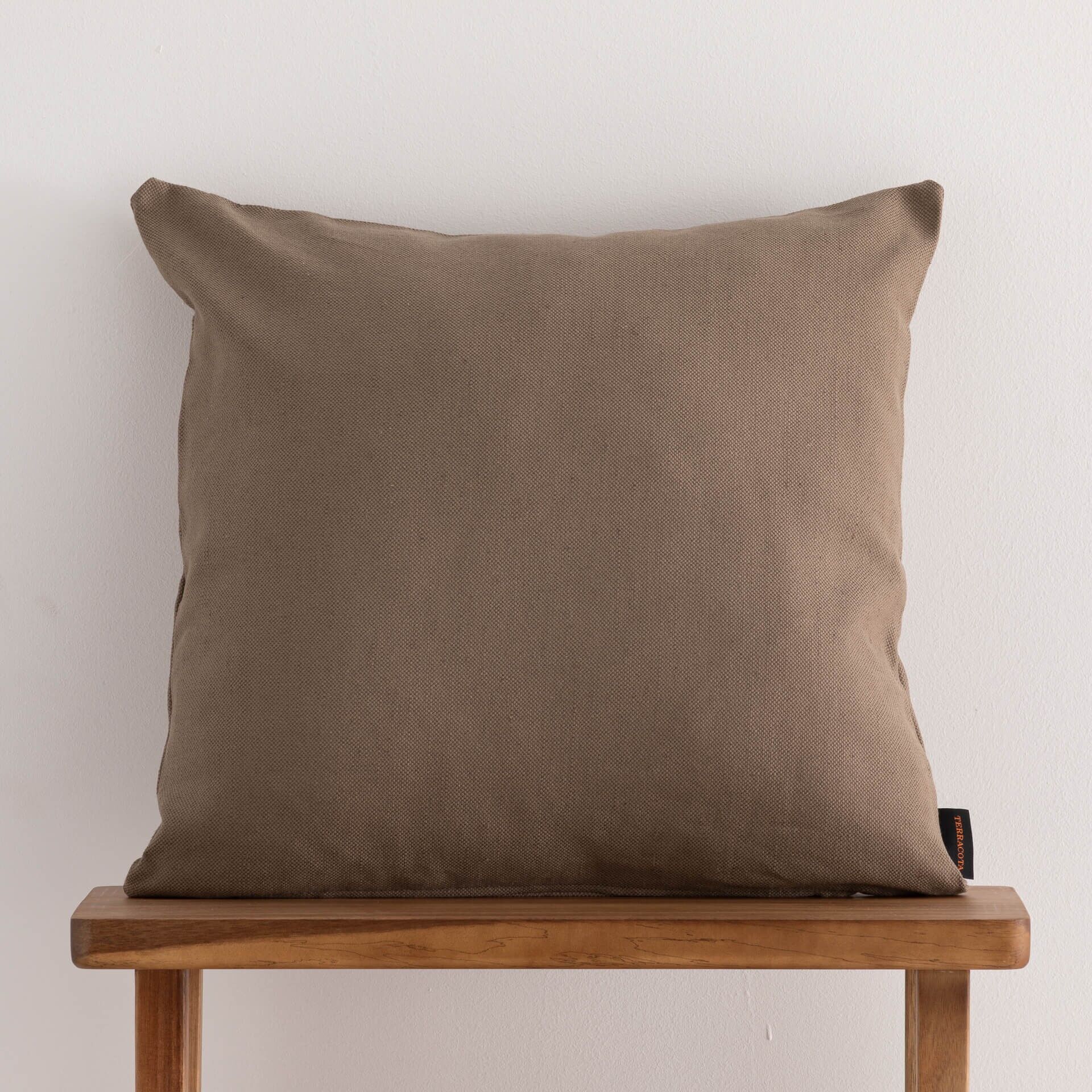 Fodera per cuscino jacquard 65x65 cm Noce Cascai