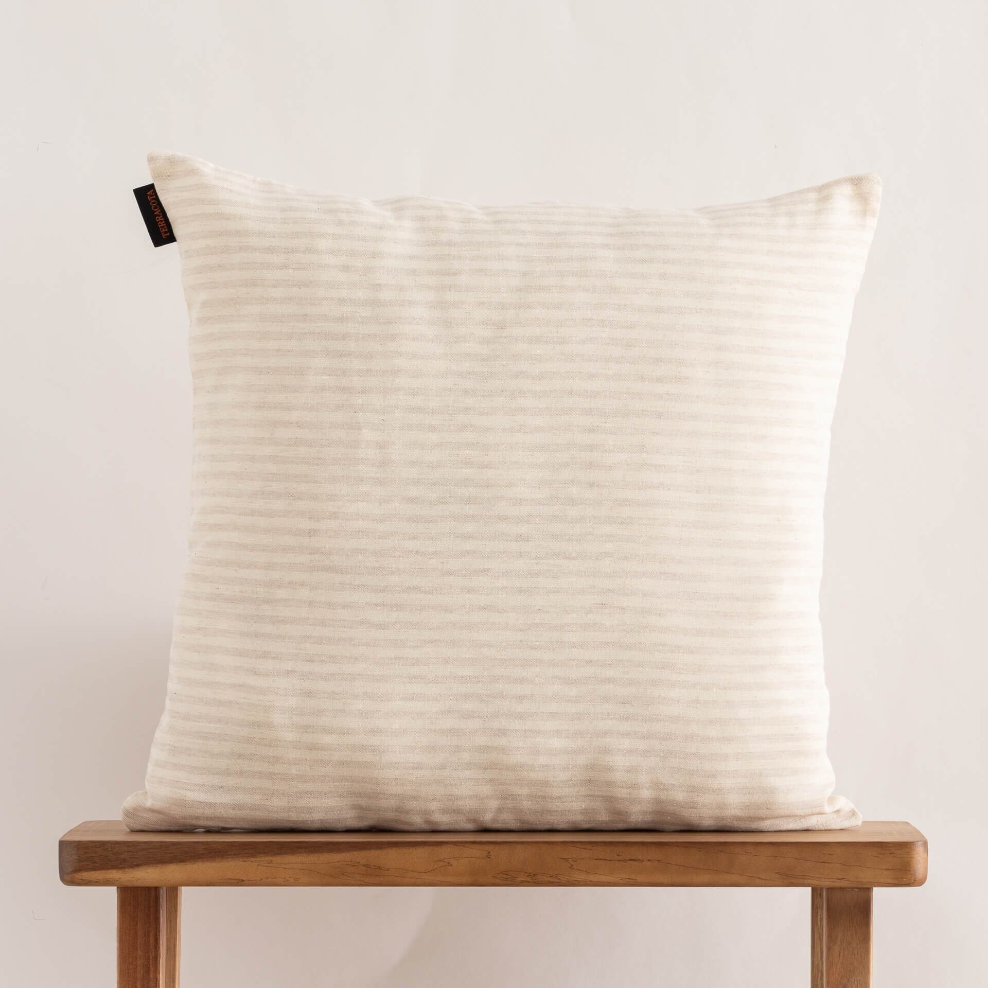 Fodera per cuscino jacquard 65x65 cm Jávea Medium Lino