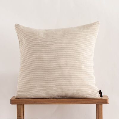 Housse de coussin Jacquard 65x65 cm Jávea petit tabac