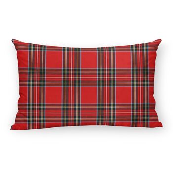 Grande housse de coussin en velours Scottish Check 30x50 cm 1