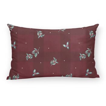 Housse de coussin velours Noël rouge 1 30x50 cm 1