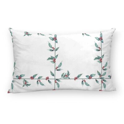 White Christmas velvet cushion cover 1 30x50 cm