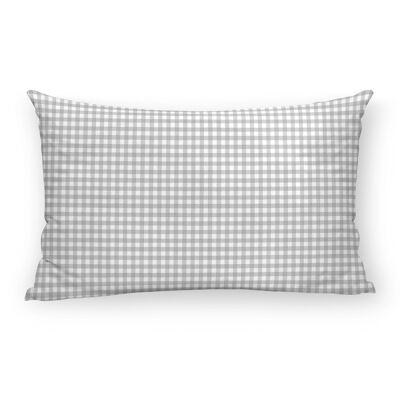 Vichy Gray C cushion cover 100% cotton 30x50 cm