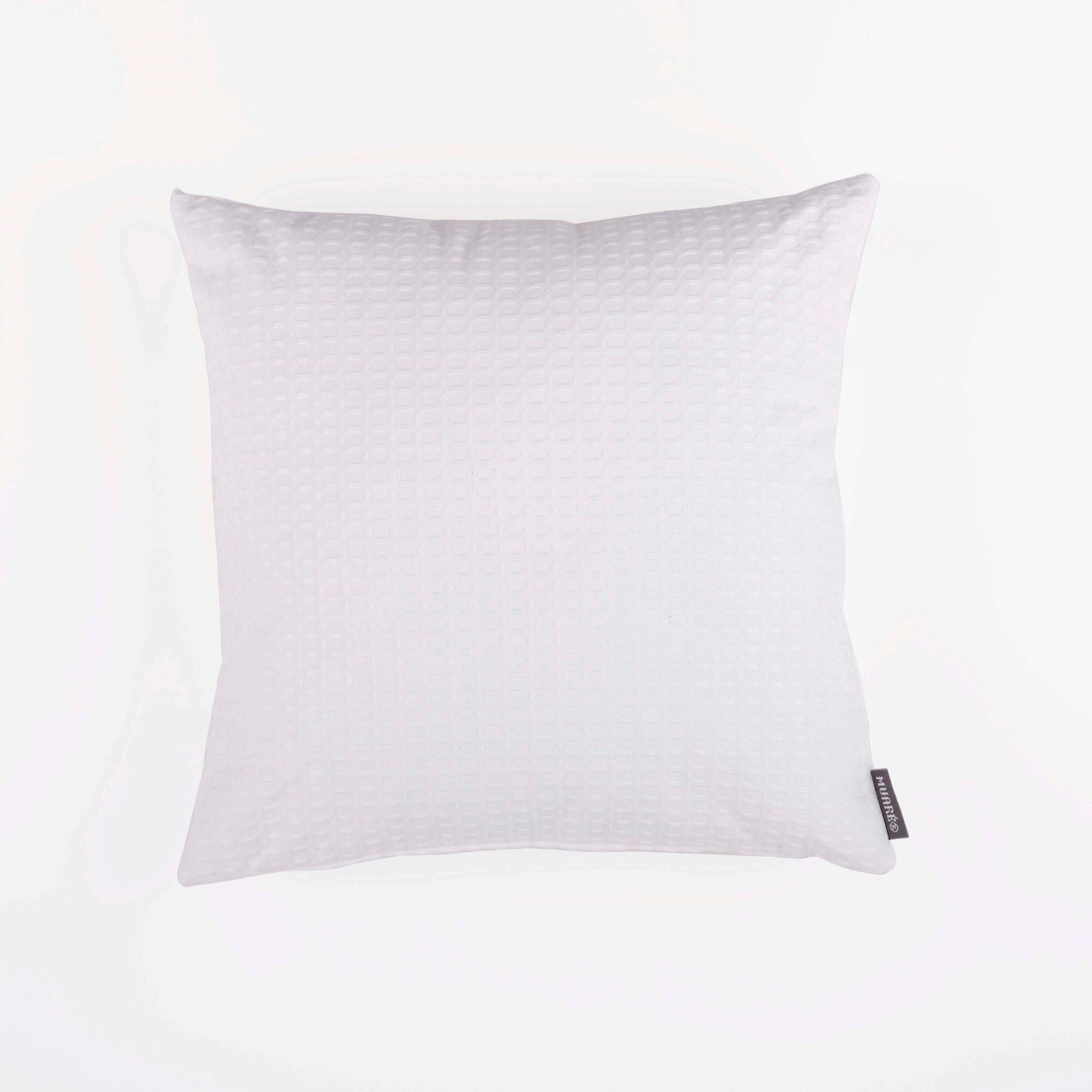 Fodera per cuscino Waffle bianco 50x50 cm